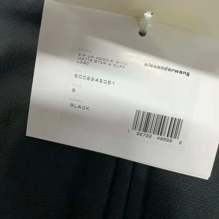 Alexander Wang Alexander Wang Black Star Logo Hoodie 0079 Size S / US 4 / IT 40 - 4 Thumbnail