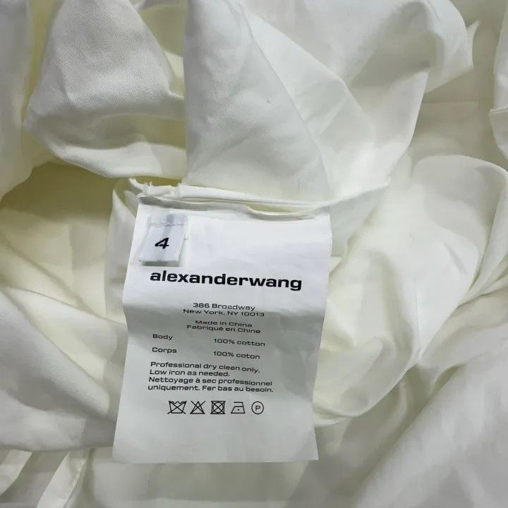 Alexander Wang Alexander Wang Stylish Button-Up Solid Shirt 0079 Size S / US 4 / IT 40 - 5 Thumbnail