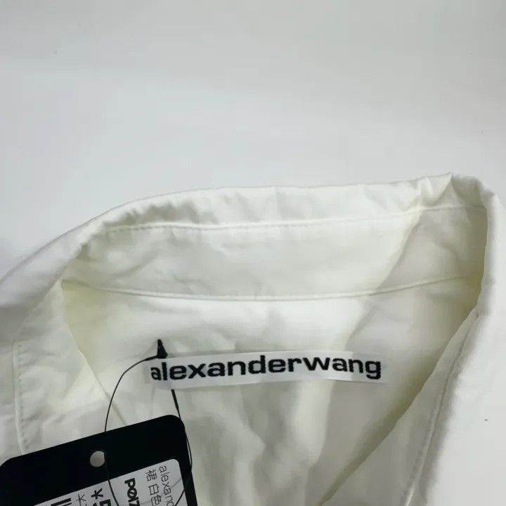 Alexander Wang Alexander Wang Stylish Button-Up Solid Shirt 0079 Size S / US 4 / IT 40 - 7 Thumbnail