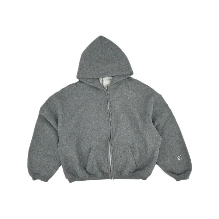 Alexander Wang Alexander Wang Gray Zip-Up Hooded Sweatshirt 0079 Size S / US 4 / IT 40 - 2 Thumbnail