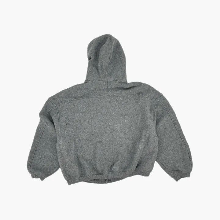 Alexander Wang Alexander Wang Gray Zip-Up Hooded Sweatshirt 0079 Size S / US 4 / IT 40 - 3 Thumbnail