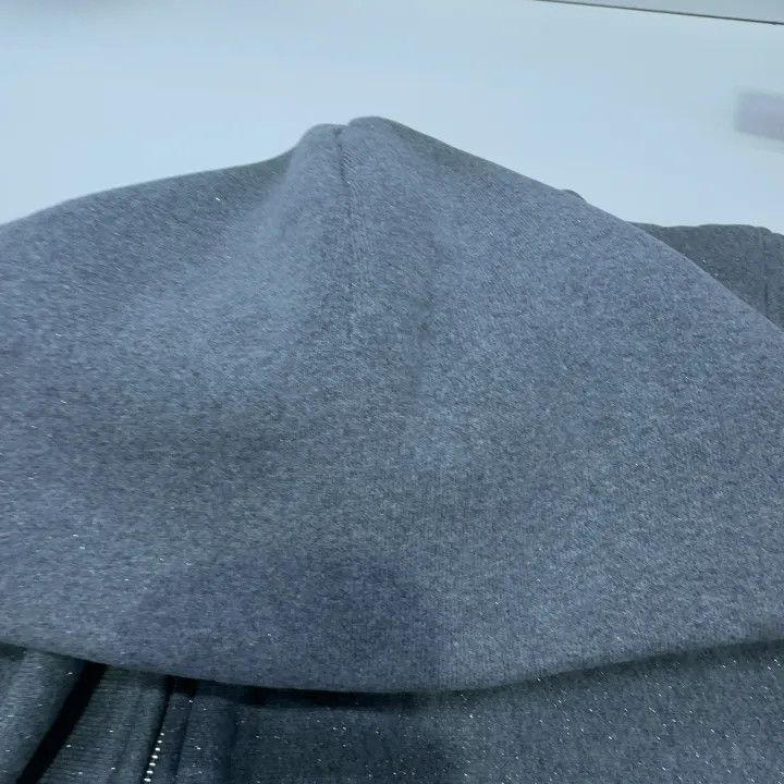 Alexander Wang Alexander Wang Gray Zip-Up Hooded Sweatshirt 0079 Size S / US 4 / IT 40 - 8 Thumbnail