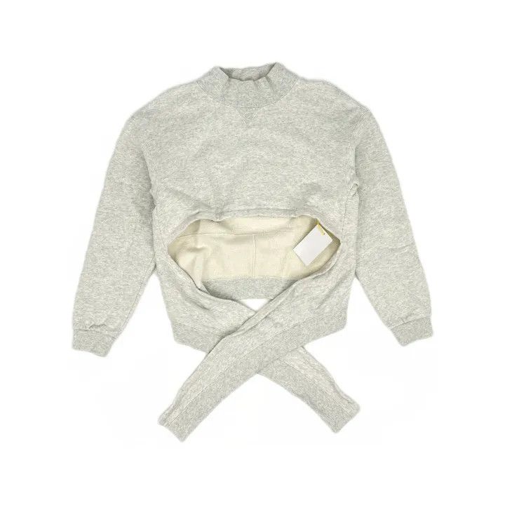 Alexander Wang Alexander Wang Casual Gray Sweatshirt for Women 0079 Size S / US 4 / IT 40 - 2 Thumbnail