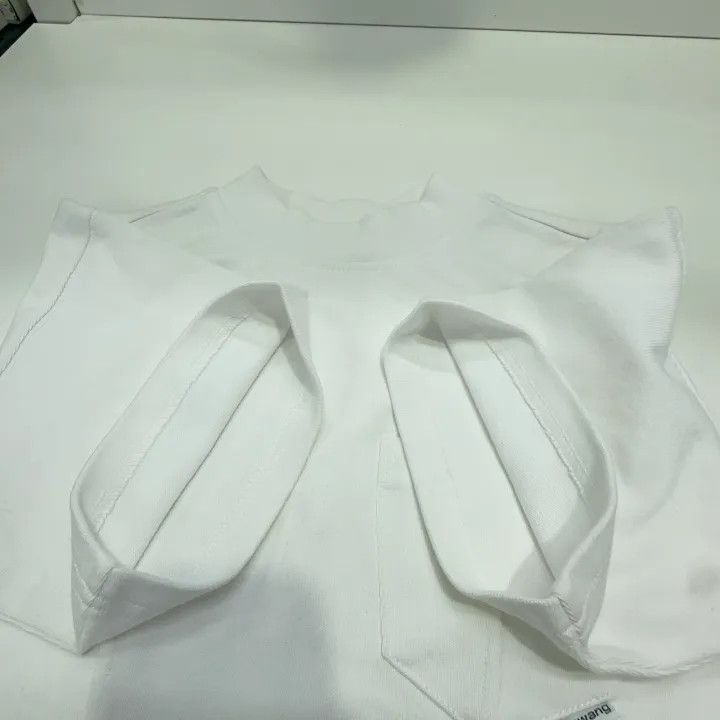 Alexander Wang Alexander Wang Cropped Short Sleeve T-Shirt 0079 Size XS / US 0-2 / IT 36-38 - 11 Thumbnail
