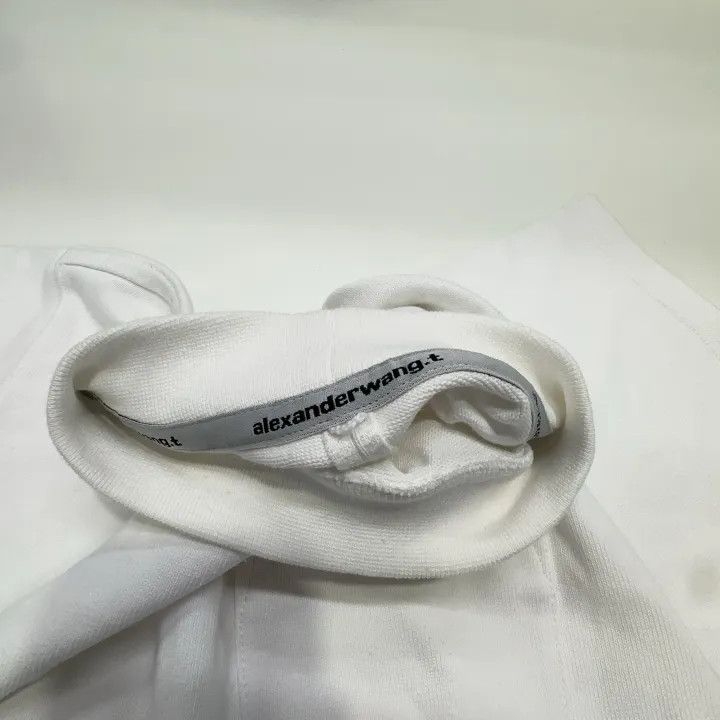 Alexander Wang Alexander Wang Cropped Short Sleeve T-Shirt 0079 Size XS / US 0-2 / IT 36-38 - 7 Thumbnail