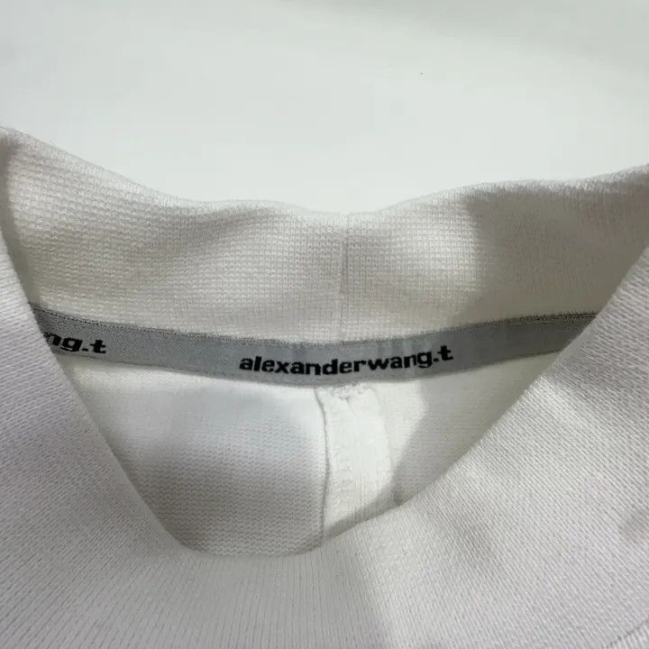 Alexander Wang Alexander Wang Cropped Short Sleeve T-Shirt 0079 Size XS / US 0-2 / IT 36-38 - 4 Thumbnail