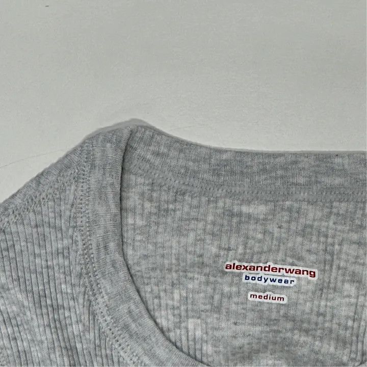 Alexander Wang Alexander Wang SS22 Short Sleeve Crop Top 0079 Size M / US 6-8 / IT 42-44 - 3 Thumbnail
