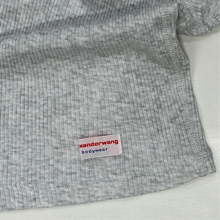 Alexander Wang Alexander Wang SS22 Short Sleeve Crop Top 0079 Size M / US 6-8 / IT 42-44 - 4 Thumbnail