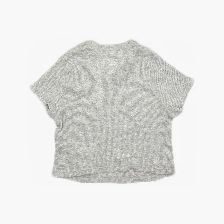 Alexander Wang Alexander Wang SS22 Grey Crop Top T-shirt 0079 Size M / US 6-8 / IT 42-44 - 3 Thumbnail