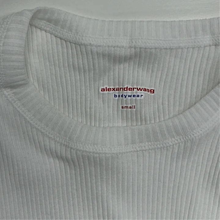 Alexander Wang Alexander Wang White Short-Sleeve T-Shirt 0079 Size S / US 4 / IT 40 - 3 Thumbnail