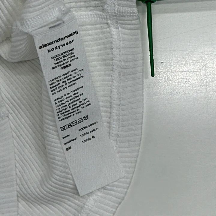 Alexander Wang Alexander Wang White Short-Sleeve T-Shirt 0079 Size S / US 4 / IT 40 - 4 Thumbnail
