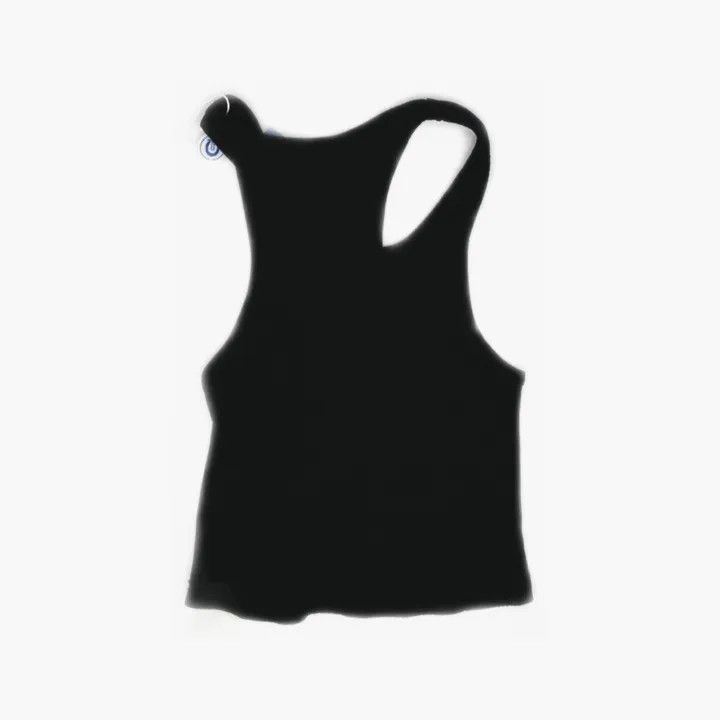 Alexander Wang Alexander Wang Black Ribbed Crop Tank Top 0079 Size S / US 4 / IT 40 - 3 Thumbnail