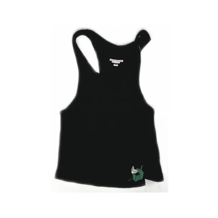 Alexander Wang Alexander Wang Black Ribbed Crop Tank Top 0079 Size S / US 4 / IT 40 - 2 Thumbnail
