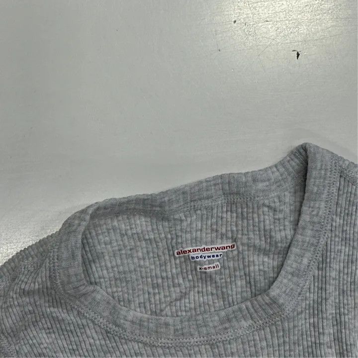 Alexander Wang Alexander Wang SS22 Short Sleeve Crop Top 0079 Size XS / US 0-2 / IT 36-38 - 2 Thumbnail