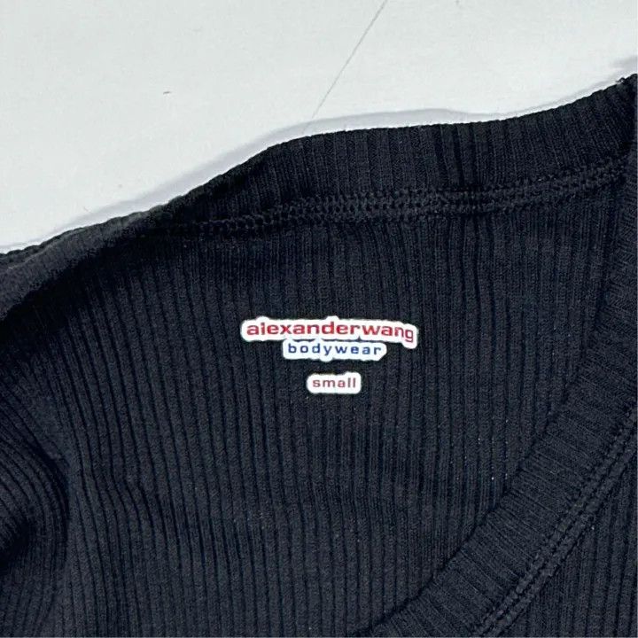 Alexander Wang Alexander Wang Black Short Sleeve Casual T-Shirt 0079 Size S / US 4 / IT 40 - 4 Thumbnail