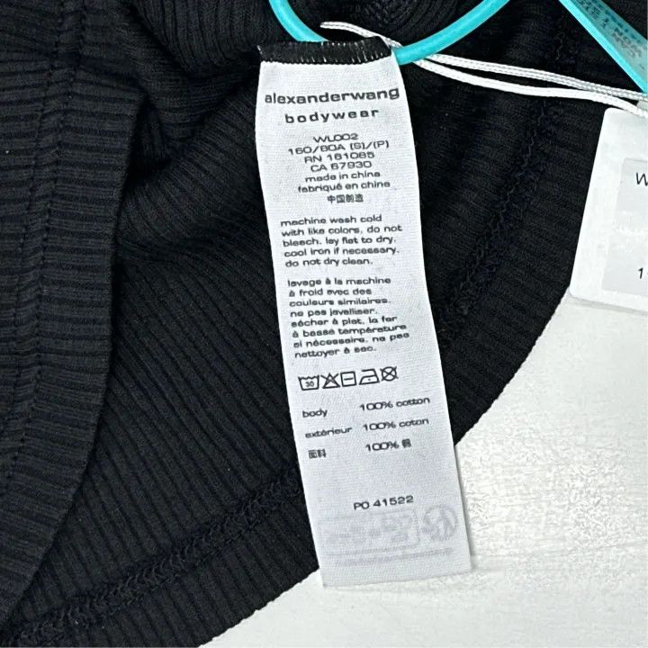 Alexander Wang Alexander Wang Black Short Sleeve Casual T-Shirt 0079 Size S / US 4 / IT 40 - 2 Thumbnail