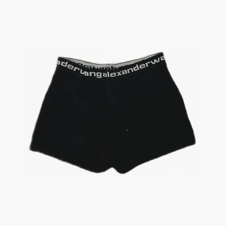 Alexander Wang Alexander Wang Black Corduroy Shorts for Women 0079 Size 23" - 3 Thumbnail