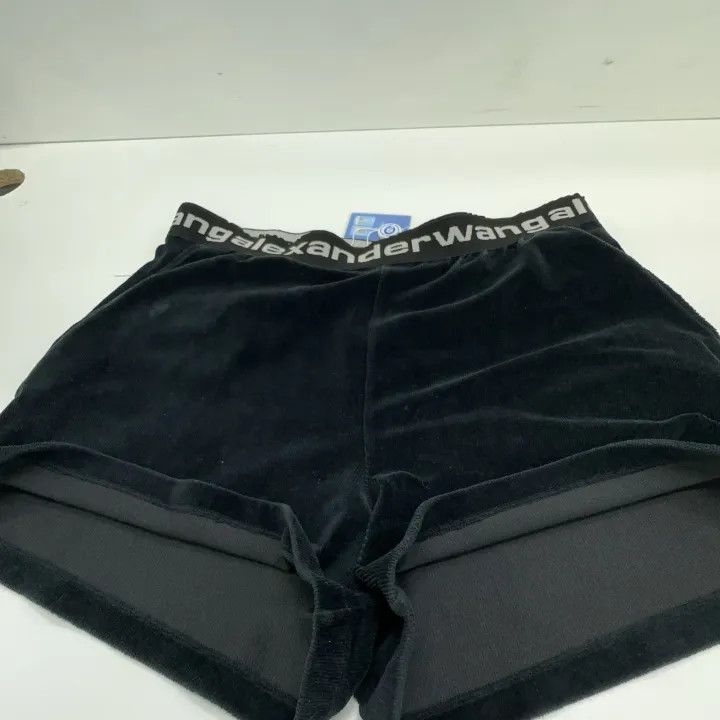 Alexander Wang Alexander Wang Black Corduroy Shorts for Women 0079 Size 23" - 7 Thumbnail