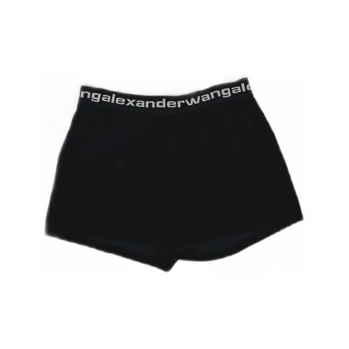 Alexander Wang Alexander Wang Black Corduroy Shorts for Women 0079 Size 23" - 2 Thumbnail