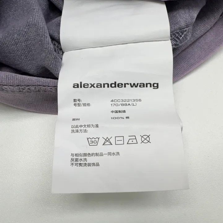 Alexander Wang Alexander Wang Long Sleeve Logo T-Shirt 0079 Size L / US 10 / IT 46 - 3 Thumbnail