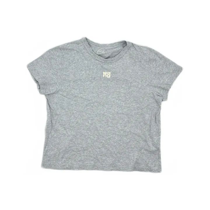 Alexander Wang Alexander Wang SS22 Logo Short Sleeve T-Shirt 0079 Size L / US 10 / IT 46 - 2 Thumbnail