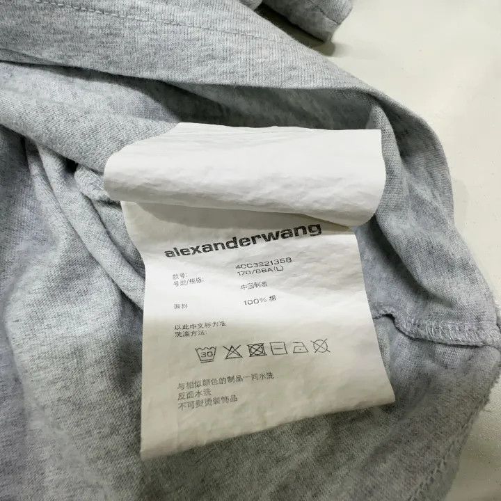 Alexander Wang Alexander Wang SS22 Logo Short Sleeve T-Shirt 0079 Size L / US 10 / IT 46 - 5 Thumbnail