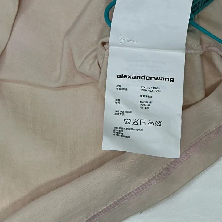 Alexander Wang Alexander Wang Pink Printed Short Sleeve T-Shirt 0079 Size XS / US 0-2 / IT 36-38 - 2 Thumbnail