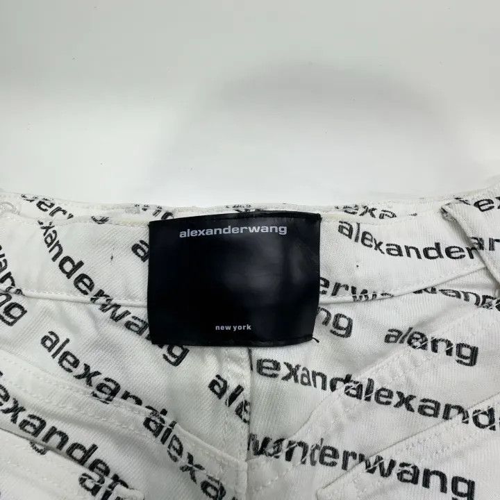 Alexander Wang Women's Logo Print Casual Shorts 0079