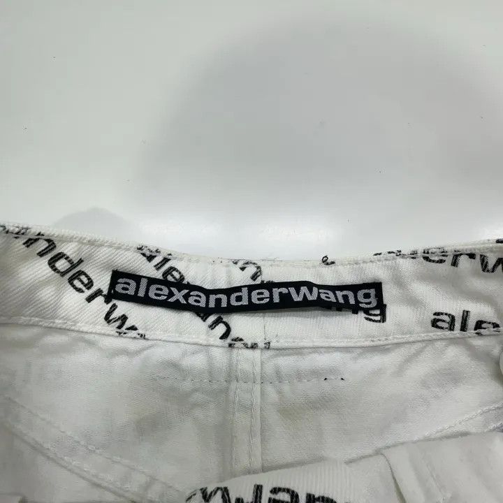 Alexander Wang Women's Logo Print Casual Shorts 0079