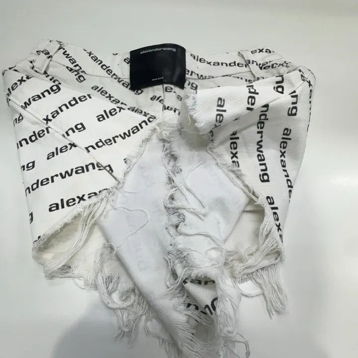 Alexander Wang Women's Logo Print Casual Shorts 0079