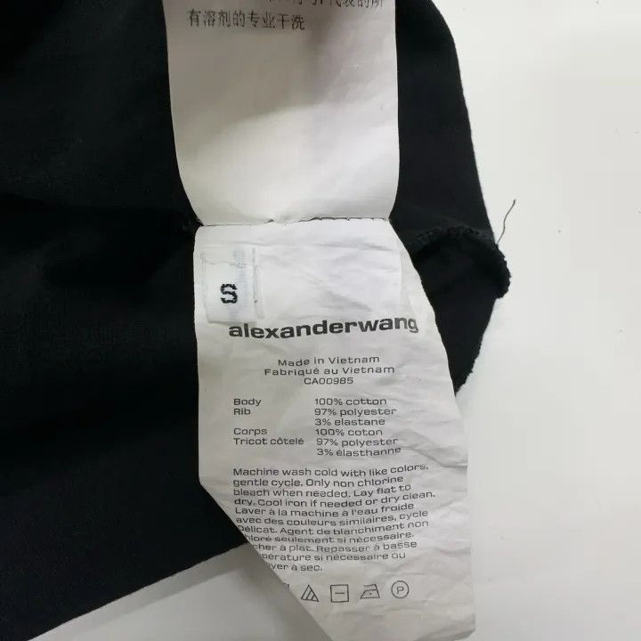 Alexander Wang Alexander Wang Black and White Knit T-Shirt 0079 Size S / US 4 / IT 40 - 5 Thumbnail