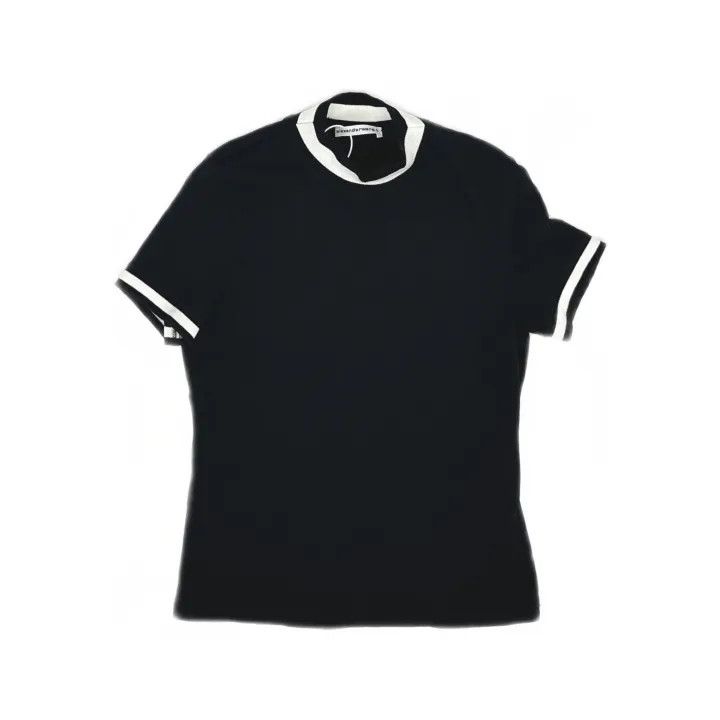 Alexander Wang Alexander Wang Black and White Knit T-Shirt 0079 Size S / US 4 / IT 40 - 2 Thumbnail