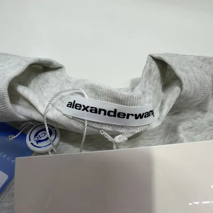 Alexander Wang Alexander Wang FW22 Gray Crop Short-Sleeve T-Shirt 0079 Size XS / US 0-2 / IT 36-38 - 7 Thumbnail