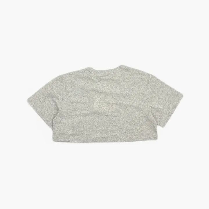 Alexander Wang Alexander Wang FW22 Gray Crop Short-Sleeve T-Shirt 0079 Size XS / US 0-2 / IT 36-38 - 3 Thumbnail