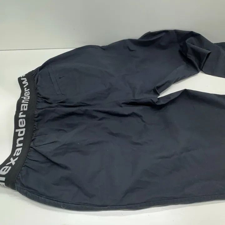 Alexander Wang Alexander Wang Black Elastic Waist Pants for Women 0079 Size 23" - 12 Thumbnail