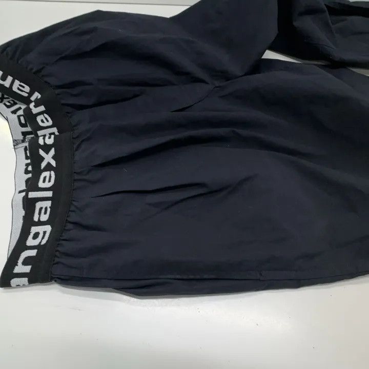Alexander Wang Alexander Wang Black Elastic Waist Pants for Women 0079 Size 23" - 7 Thumbnail