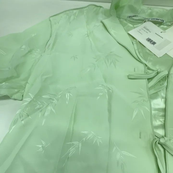 Alexander Wang Alexander Wang Green Short Sleeve Shirt 0079 Size XS / US 0-2 / IT 36-38 - 9 Thumbnail