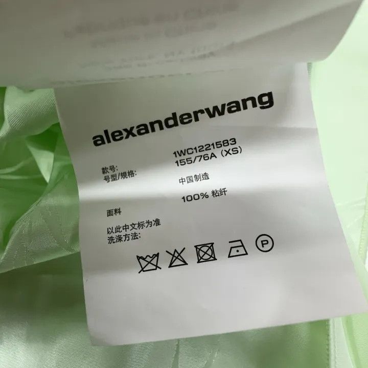 Alexander Wang Alexander Wang Green Short Sleeve Shirt 0079 Size XS / US 0-2 / IT 36-38 - 5 Thumbnail