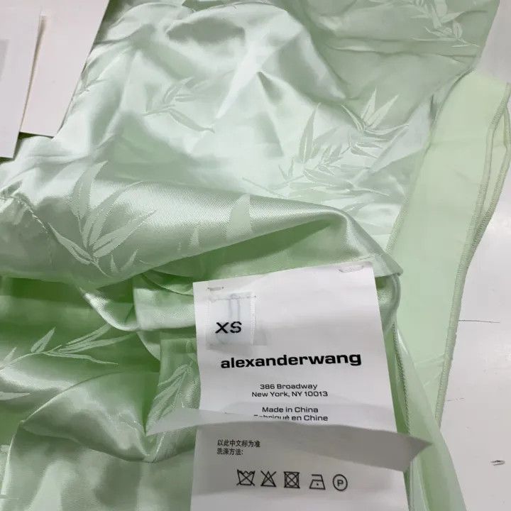 Alexander Wang Alexander Wang Green Short Sleeve Shirt 0079 Size XS / US 0-2 / IT 36-38 - 4 Thumbnail