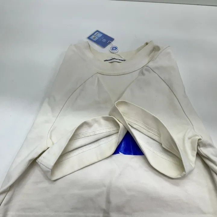 Alexander Wang Alexander Wang SS21 Logo Cropped T-Shirt 0079 Size XS / US 0-2 / IT 36-38 - 11 Thumbnail