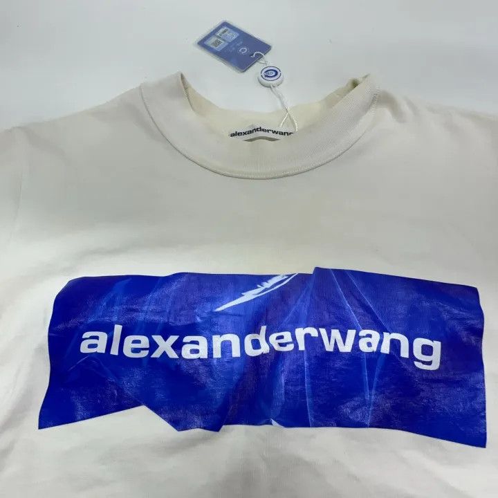 Alexander Wang Alexander Wang SS21 Logo Cropped T-Shirt 0079 Size XS / US 0-2 / IT 36-38 - 10 Thumbnail