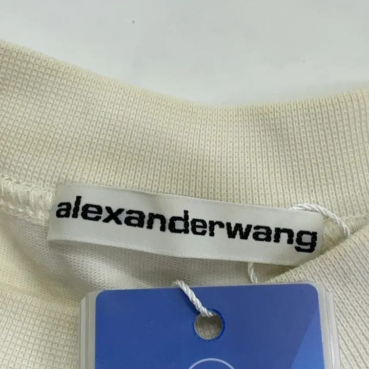 Alexander Wang Alexander Wang SS21 Logo Cropped T-Shirt 0079 Size XS / US 0-2 / IT 36-38 - 8 Thumbnail