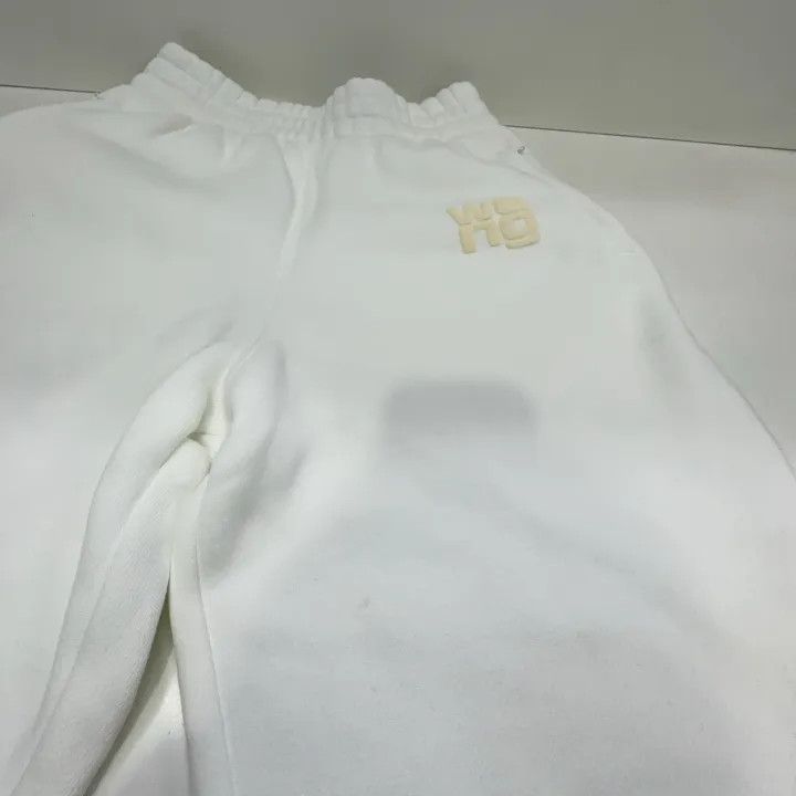 Alexander Wang Alexander Wang White Logo Print Sweatpants 0079 Size 24" / US 00 / IT 34 - 9 Thumbnail