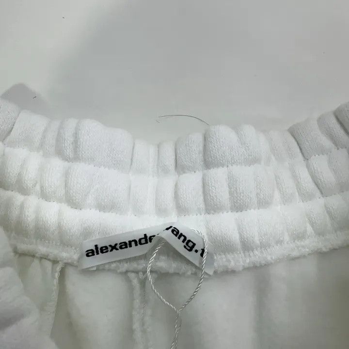 Alexander Wang Alexander Wang White Logo Print Sweatpants 0079 Size 24" / US 00 / IT 34 - 6 Thumbnail