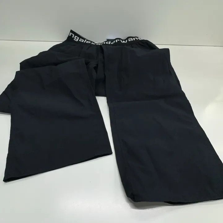 Alexander Wang Alexander Wang Black Elastic Waist Long Pants 0079 Size 22" - 11 Thumbnail