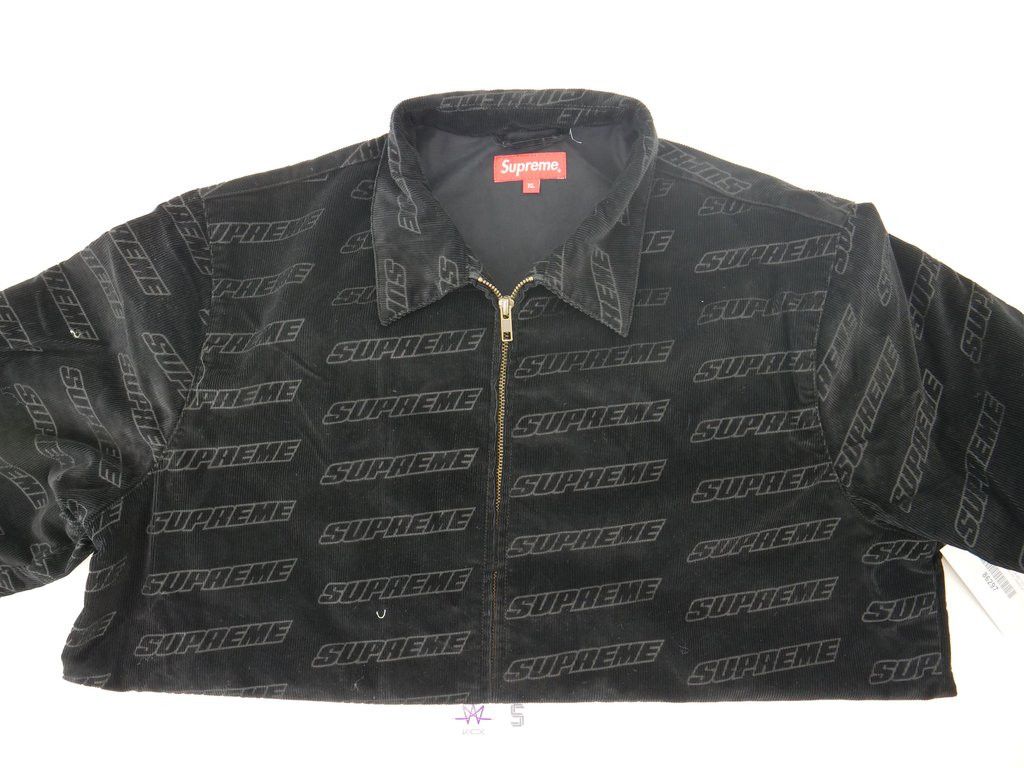 Supreme Supreme Debossed Logo Corduroy Jacket S/S 18 | Grailed