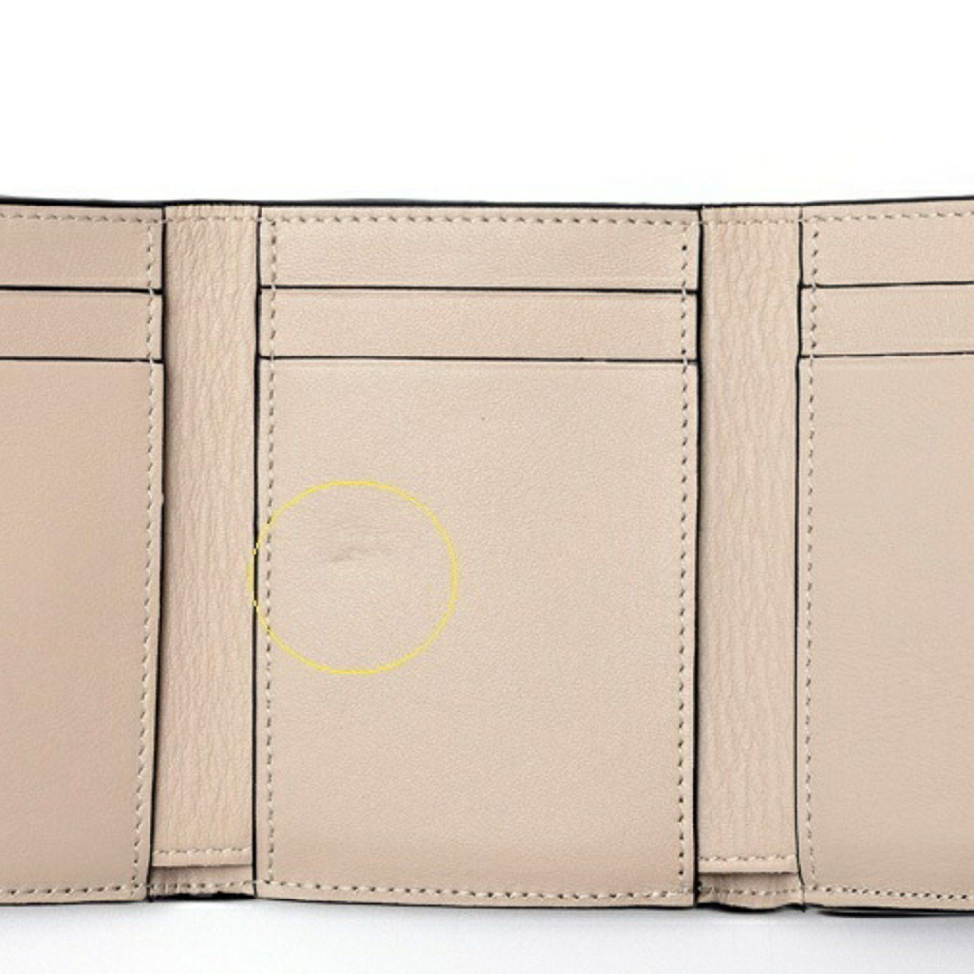 Loewe LOEWE Trifold Wallet C660TR2X01 Soft Grain Calf Greige Orange S-158260 Size ONE SIZE - 6 Thumbnail