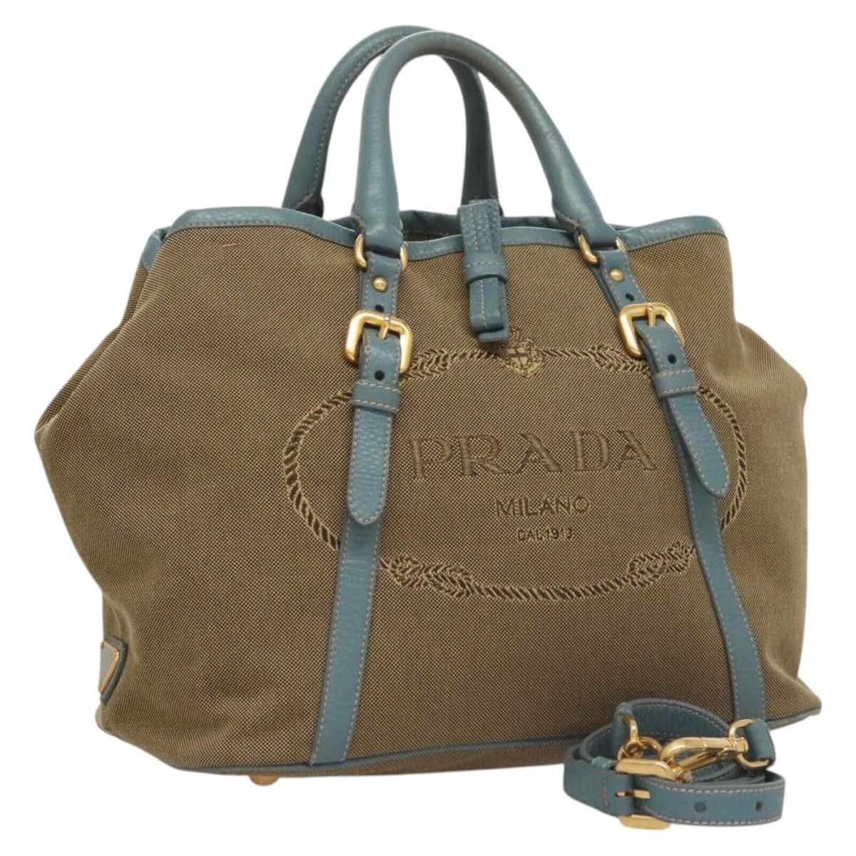 Prada Prada Canapa handbag Size ONE SIZE - 15 Thumbnail