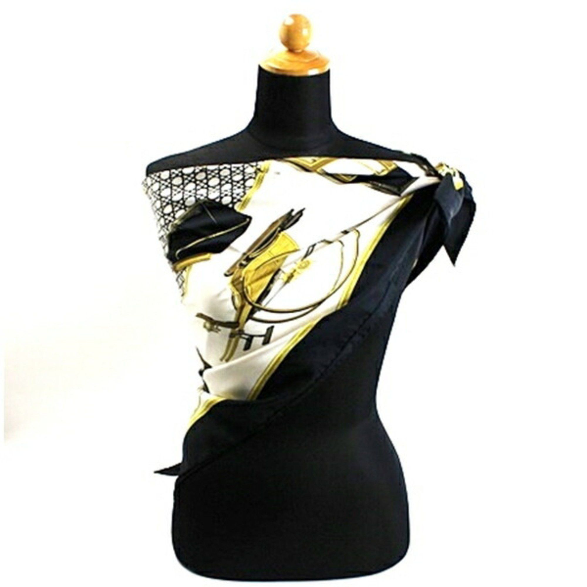 Hermes Hermes scarf muffler Carre 90 LES VOITURES A TRANSFORMATION folding covered carriage HERMES women's Size ONE SIZE - 3 Thumbnail