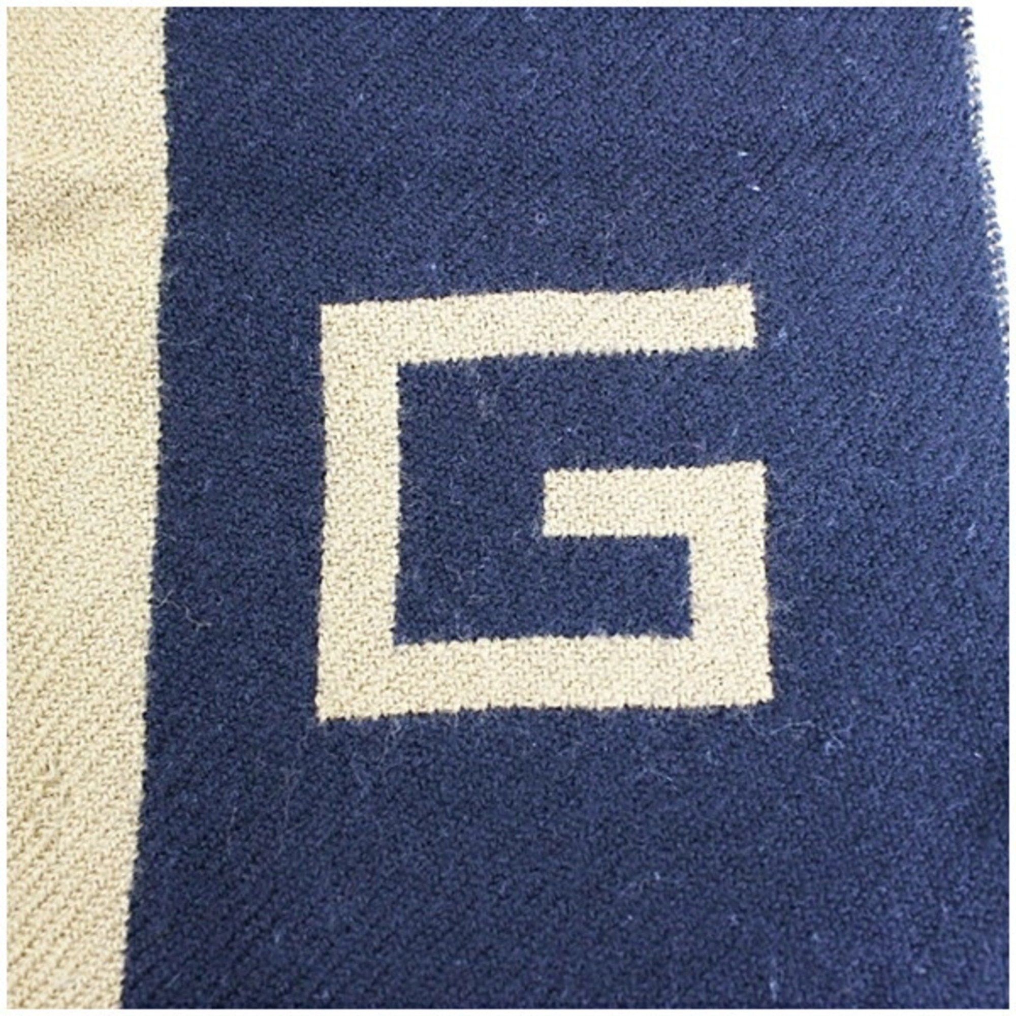Gucci Gucci Wool Scarf Camel x Black 166 41 cm GUCCI Women's Size ONE SIZE - 4 Thumbnail